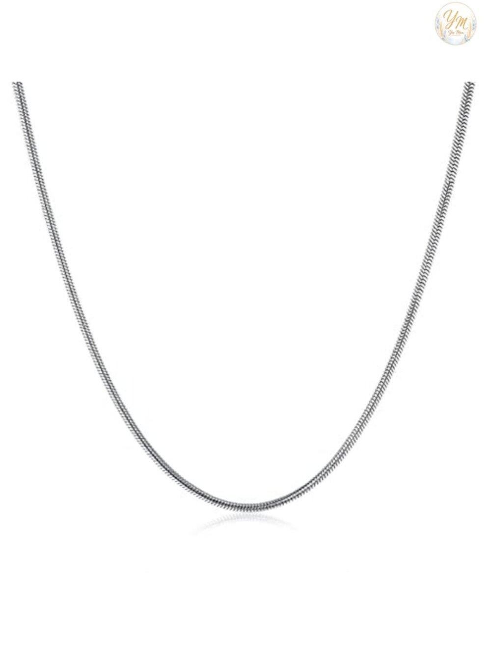 925 Sterling Silver Solid Italian Snake Chain Necklace for Men Women